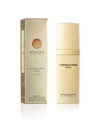atashi Atashi | L'Essenza Eterna | Regenerating Anti-Aging Serum Booster | Anti-Wrinkle Antioxidant Nourishing and Protection against Blue Light and WIFI | With Bakuchiol and Ferullic Acid | 30 ml