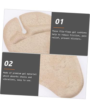 FOMIYES 6 Pairs Forefoot Pad Pinch Stickers - Black Gel Cushions for Flip-Flops & Sandals | Ultimate Toe Protector Insoles for Women & Girls - Buy Online on GoSupps.com