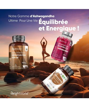 Ashwagandha Organic Extra Strong Capsules 600mg + Organic Black Pepper 5mg - 180 Vegan Capsules (6 Months) - Indian Ginseng or Withania Somnifera with Piperine - Certified by Organic Agriculture - Buy Online on GoSupps.com