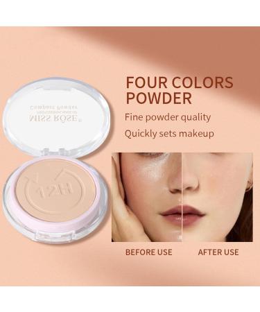 Makeup Powder Silky Poreless Pressed Face Setting Powder - Long Lasting Portable Makeup for Daily Use Travel Oily and Combination Skin Qiongni - Buy Online on GoSupps.com