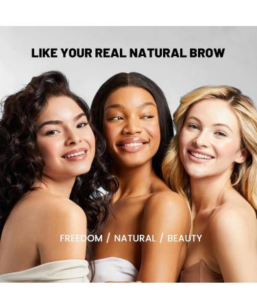 Ampltulastd Eyebrow Pen All Day Eyebrows and Eyeliner Double Ended Microblading Eyebrow Pencil Long Lasting Waterproof Hairy Eyebrow PencilDark Brown - Buy Online on GoSupps.com