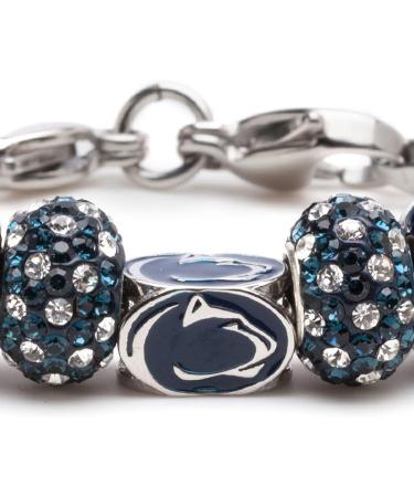 Penn State University Charm for Women | Navy Lion Logo Bead Charm | Nittany Lions Jewelry | Perfect Gift for Fans, Students, Alumni - Buy Online on GoSupps.com