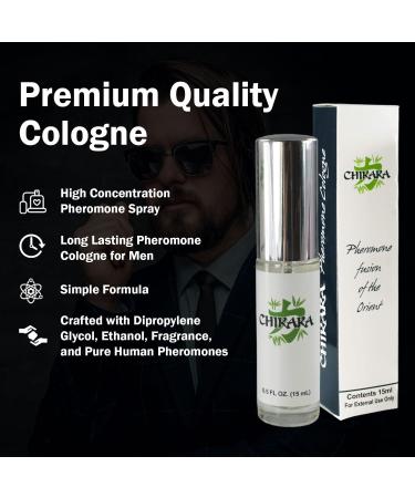 Chikara Pheromone Cologne for Men High Concentration Pheromone Spray Mens Pheromones Cologne to Attract Women Long Lasting Cologne Pheromones for Men (15 ML) - 3 Pack 0.5 Fl Oz (Pack of 3) - Buy Online on GoSupps.com