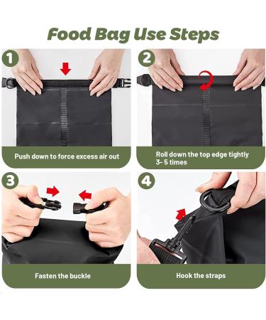 Waekiytl Bear Food Bag Hanging System - Ultralight 10L Waterproof Camping Bear Bag Kit with Pulley Ropes Clips & Instructions | International Shipping Available - Buy Online on GoSupps.com