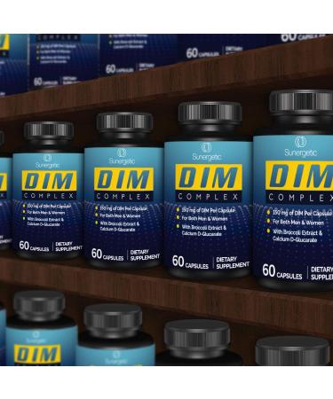 Premium DIM Supplement with 150mg DIM, Broccoli, Calcium D-Glucarate & Bioperine - Menopause Support & Balance - 60 Capsules - Buy Online on GoSupps.com