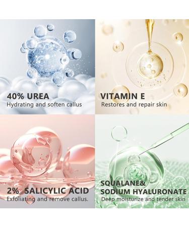 Urea Cream for Cracked Dry Feet & Heels Softening Repair Exfoliating Moisturizing Cream for Dry Cracked Feet and Feet Calluses Chicken Skin and Elbow - 100g - Buy Online on GoSupps.com