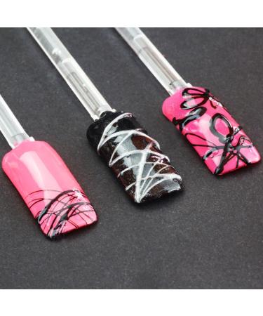 Buy UV/LED Gel Flux Line-It - NailArt Spidergel Black 002 for Stunning Nail Designs | International Shipping - Buy Online on GoSupps.com
