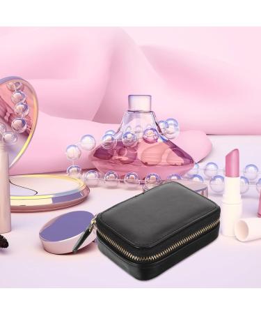 Kichvoe Leather Lipstick Case - Cute & Portable Makeup Organizer | Mini Cosmetic Bag with Mirror | Ideal Travel Toiletry Storage - Random Colors - Buy Online on GoSupps.com