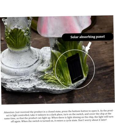 Solar Fairy Statue Solar Fairy Garden Ornaments Outdoor Solar Lights Fairy Figurine Resin Angel Garden Ornaments for Patio Yard Lawn Porch Decor - Buy Online on GoSupps.com