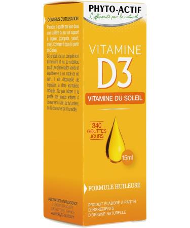 Phyto Active Vitamin D3 15 ml - Buy Online on GoSupps.com