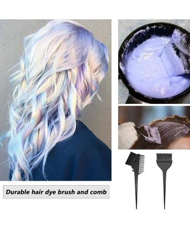 16PCS Hair Dye Coloring Kit with Bleaching Tools, Color Brush, Bowl, Gloves, Cape, and DIY Accessories - Buy Online on GoSupps.com