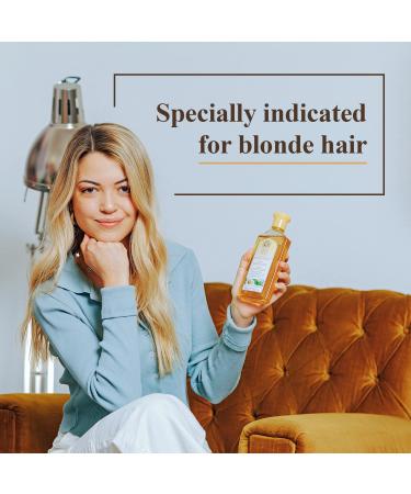 Intea Chamomile Shampoo - Premium Non-Ammonia Blonde Brightening Shampoo for Natural or Dyed Hair - 8.5oz - Buy Online on GoSupps.com