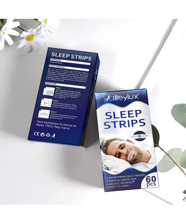 Large Mouth Tape for Better Nasal Breathing | Anti Snoring Sleep Aid | 60PC Gentle Mouth Strips - Buy Online on GoSupps.com