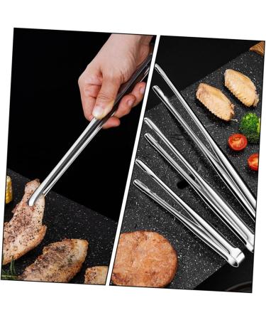 Alipis 3pcs Stainless Steel Barbecue Tongs Small Food Clips Barbecue Supplies Steak Buffet - Buy Online on GoSupps.com