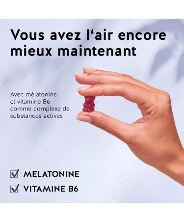 L'Attrape R ve Sommeil Sommeil naturel 1mg de M latonine avec Vitamine B6 60 Unit s (2 mois) Sans sucre Vegan Bears with Benefits NEW - Buy Online on GoSupps.com
