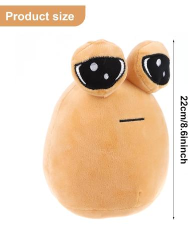 Alien Pou Plush Toy - 8.6 inch Stuffed Animal Doll for Kids - Buy Online on GoSupps.com
