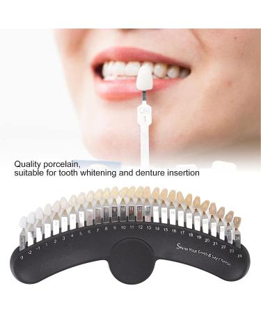 Professional 27 Colors Teeth Whitening Shade Guide Box for Precise Color Comparison - Buy Online on GoSupps.com