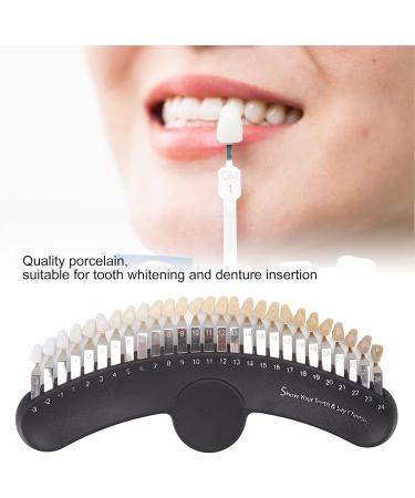 27 Colors Teeth Whitening Shade Guide - Professional Dental Bleaching Chart for Home & Salon Use - Buy Online on GoSupps.com