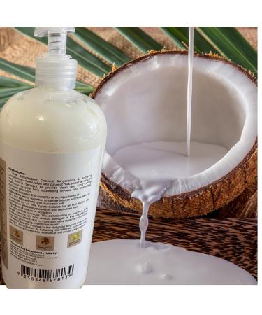 CocoLux Rehydration & Softening Conditioner - Coconut Milk & Almond Oil Paraben & Sulphate Free 33 Fl. Oz - Ideal for All Hair Types - Buy Online on GoSupps.com