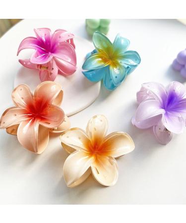 6 Pcs 1.6"Flower Claw Clips Non Slip Hair Claw Clips Flower Hair Clips for Thick Hair Large Cute Hair Claw Accessories for Women Girls Thick Thin Hair Strong Hold Hair Jaw Clips - Buy Online on GoSupps.com