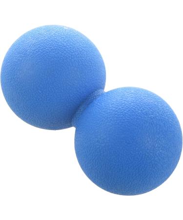 Ficher TPE Ball - Portable Gym & Massage Ball for Stress Relief Blood Circulation & Therapy - Blue - Buy Online on GoSupps.com