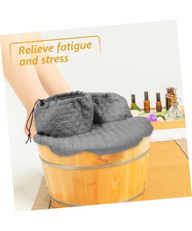 VINTORKY Thermal Insulation Foot Bath Cover Foot Bucket Protectors Foot Washing Barrel Cover Foot Bath Bucket Cover Dual Bucket Foot Basin Cover Foot Soak Bucket Cover Bucket Sleeve - Buy Online on GoSupps.com