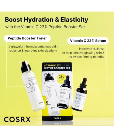COSRX Vitamin C 23% Peptide Booster Set - Amazon Exclusive - Korean Skin Care Gift Sets Vitamin C Serum Face Serum Vitamin 23% Peptide Set - Buy Online on GoSupps.com