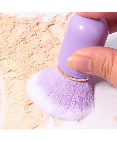 Buy Retractable Kabuki Brush - Travel Makeup Brush for Foundation & Blush Cute Capsule Shape Multi-Color Options Purple - Buy Online on GoSupps.com