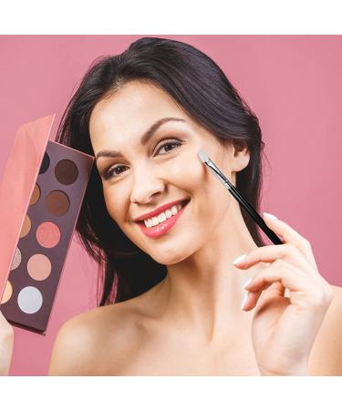 Sibba Sponge Eye Makeup Brushes 12 Pieces Double Sided Eyeshadow Applicators - Black Shadow Brush Applicator Tool Set for Women and Girls - Buy Online on GoSupps.com