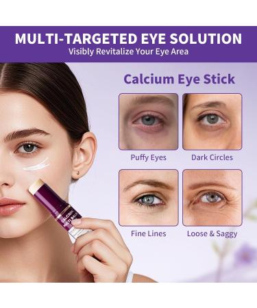 NEWMCURY 2PCS Cemenrete Calcium Multi Balm Calcium Volume Multi Balm Wrinkle Core Stick Korean Collagen Moisturing Stick Hydrating Firming Skin Suitable for Eyes Neck Face - Buy Online on GoSupps.com