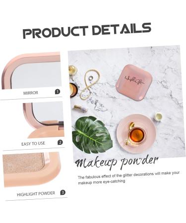 Healvian Makeup Powder Highlighter Women Makeup Pan Glitter for Hair Glitter for Makeup Mineral Oil - Buy Online on GoSupps.com