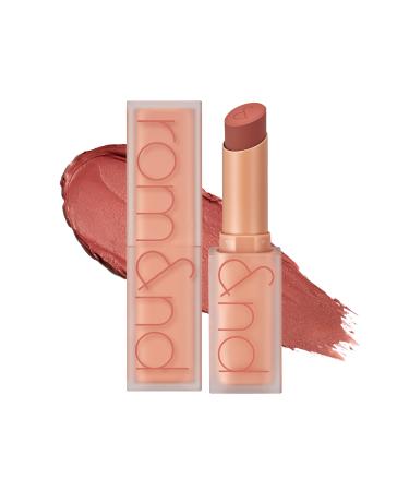 rom&nd Zero Matte Lipstick 3g 23 RUDDY NUDE Soft & Blurry Trendy lips K-Beauty Nudy Lips No wrinkly lips Intense Color Highly Pigmented Last All Day Matte Finish Ultra-Adhesive