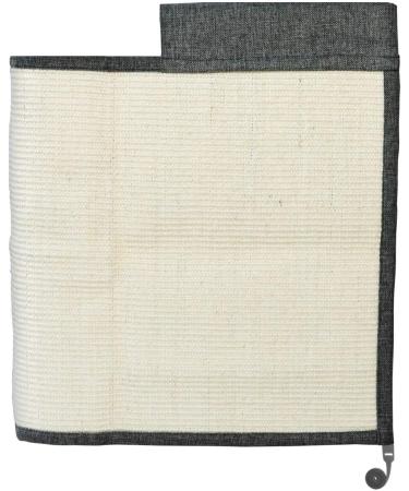 Navaris Cat Scratch Mat Sofa Protector - Natural Sisal Furniture Scratching Pad - Dark Grey Left - Buy Online on GoSupps.com