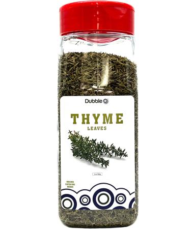 Thyme Leaves - 3 oz. - Premium Quality Thyme - Non GMO, Kosher, Halal, and Gluten Free - Dubble O Brand