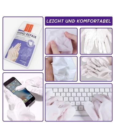 P-Beauty Lavender Hand Mask | 5 Pairs of Moisture Gloves | Collagen & Vitamin-Rich Anti-Aging Care for Cracked Dry Hands - Buy Online on GoSupps.com