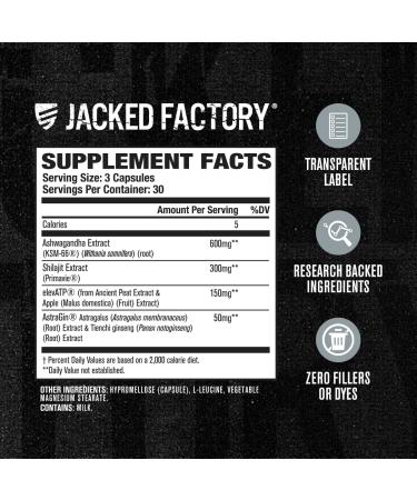 Jacked Factory N.O. XT Nitric Oxide Supplement (90 Capsules) & Build XT 50+ Daily Muscle Builder (90 Capsules) for Muscle Growth Pumps Vitalty & Recovery - Buy Online on GoSupps.com
