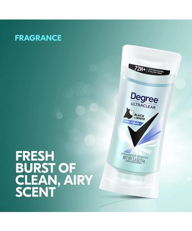 Degree Women Antiperspirant Pure Clean Deodorant 2.6 oz - Pack of 4 | Protects from Stains - Buy Online on GoSupps.com