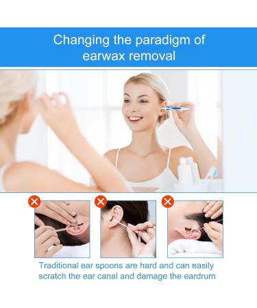 Yistoi Ear Cleaner Ears 360 Spiral Ear Cleaner Ear Cleaning and 16 Washable Tips Kit for Cleaning Earwax Earwax Removal Kit Suitable for Children and Adults - Buy Online on GoSupps.com