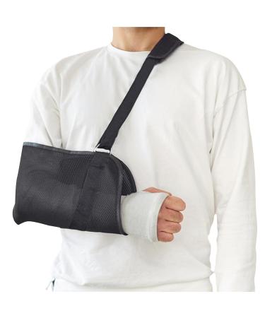 Qancekoo Mesh Arm Aling Adjustable Lightweight Breathable Shoulder Sling Right/Left Shoulder Immobilizer for Men and Women Stabilizer Wrist Elbow - Buy Online on GoSupps.com