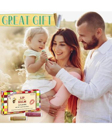 28 Pack Natural Lip Balm Bulk - Vitamin E & Coconut Oil 14 Flavors Moisturizing & Soothing Chapped Lips - Perfect Lip Care Gift Set - Buy Online on GoSupps.com