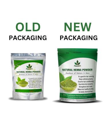 Havintha Natural Henna Powder for Hair - 8 oz (227g) | Pure Lawsonia Inermis for Healthy Hair - Buy Online on GoSupps.com