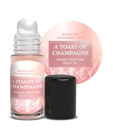 MOBETTER FRAGRANCE OILS A Toast of Champagne 1 Oz Perfume Fragrance Body Oil for Women