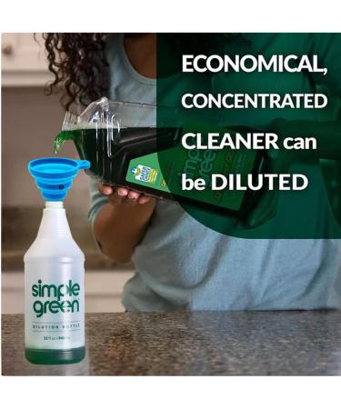 Simple Green All-Purpose Cleaner Bundle | 140 oz Refill + 32 oz Trigger Spray + Collapsible Funnel | Eco-Friendly & Effective Cleaning Solution - Buy Online on GoSupps.com