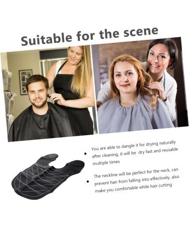 Minkissy Hairdressing Oil Shawl - Silicone Cutting Cape & Hair Dye Remover for Barbershop | Hair Washing Tray & Perming Apron - Buy Online on GoSupps.com