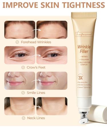  LA.PERSONAL LA.PERSONAL C me Yeux Anti-Wrinkle Cream Moisturizing & Smoothing Revitalise & Plump Targeted Wrinkle Filler Face Firms Skin for Forehead Eyes Lips Moisturising Cream 15 g - Buy Online on GoSupps.com
