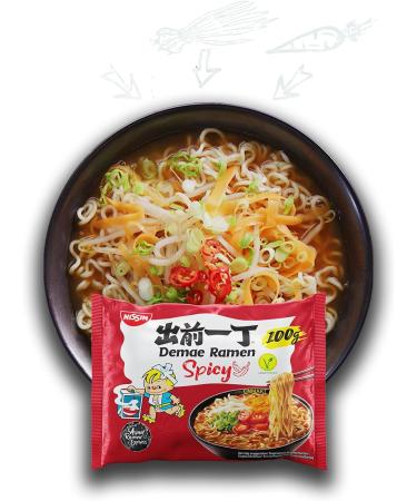 CNMART Japanese Demae Ramen Instant Noodles Spicy Flavour 100g (Pack of 10) - Buy Online on GoSupps.com