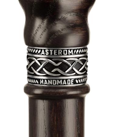 Extra Long Handmade Ergonomic Walking Cane for Tall Men - 39 Inch Walnut Stylish Carved Wood Fashionable Stick - Buy Online on GoSupps.com