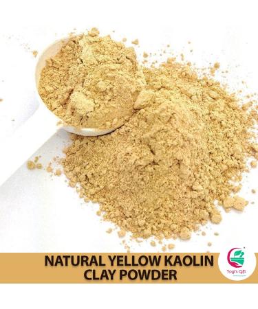 Kaolin Clay Powder 14 oz - Ideal for Soap Making, Face Cleansing, and Oily Skin - Yogi's Gift - Buy Online on GoSupps.com