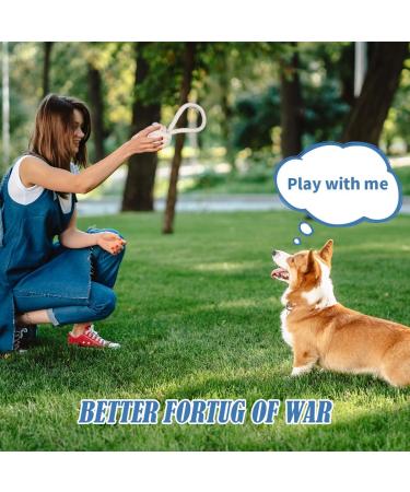 100% Natural Hemp Dog Toys Set - Durable Rope & Knot Ball for Training | Perfect for Puppies Medium & Large Dogs - Buy Online on GoSupps.com