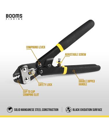 Booms Fishing CP3 Crimping Tool - Durable Black Fisherman's Essential - Buy Online on GoSupps.com